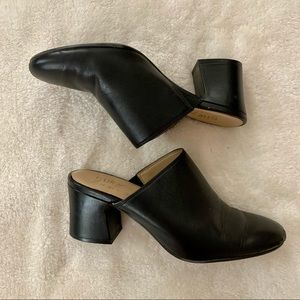 Naturalizer Mules - black Leather 7.5W